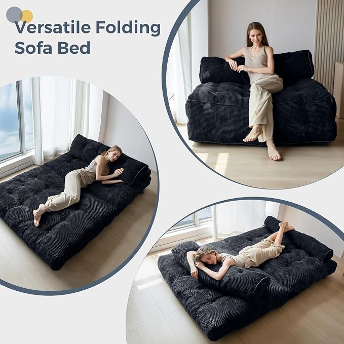 MAXYOYO Folding Sofa Bed, Convertible Sleeper Chair - Image 3