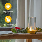 AUGE LIGHT Mini Minimalist Table Lamp Cordless Lamp Rechargeable Table Lamp - Image 3