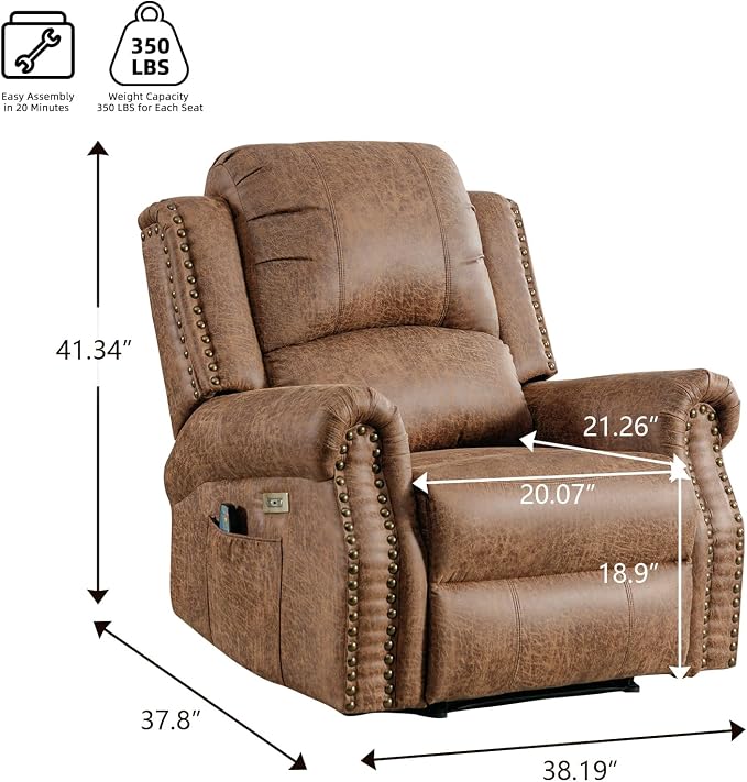 EBELLO Power Recliner Chair - Image 2