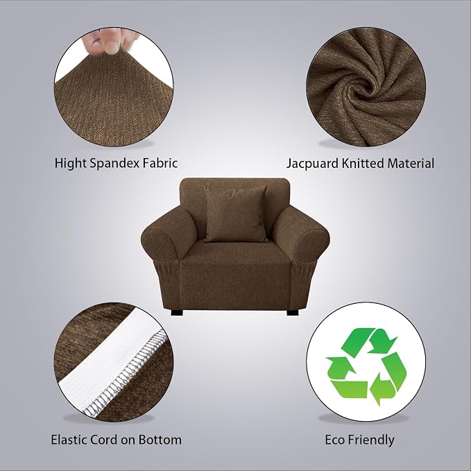Armchair Slipcover with 1 Pillow Cover - Image 2