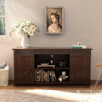 JUMMICO TV Stand for 65 Inch TV, Entertainment Center - Image 3