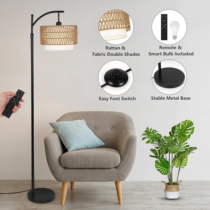 Arc Floor Lamp for Living Room - Image 4