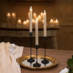 Black Taper Candle Holder 6 PCS Candlestick Holders, Vintage Candle Stick Holder - Image 6
