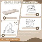 Folding Sofa Bed, Convertible Sleeper Chair - Image 7