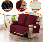 Genina Waterproof Loveseat Recliner Cover Non-Slip, Sofa Cover - Image 7