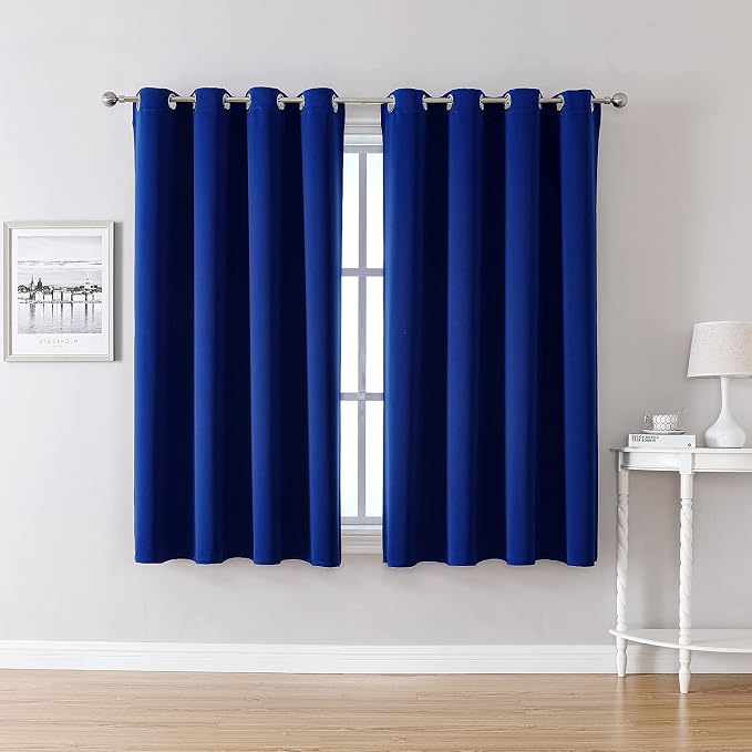 ChrisDowa Blackout Curtains for Bedroom and Living Room 54 Inches Long | 2 by ChrisDowa