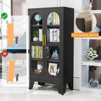 PAOFIN 47" H Locking Display Cabinet - Image 6