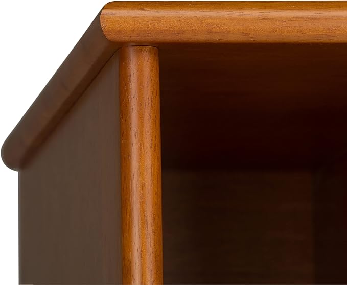 SIMPLIHOME Draper 22 inch Mid-Century Modern 6 Cubbie Bookcase - Image 7