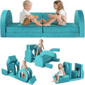 Kids Modular Play Sofa Convertible Foam Play Mat, Transformable Into a Game by FURNAWAY