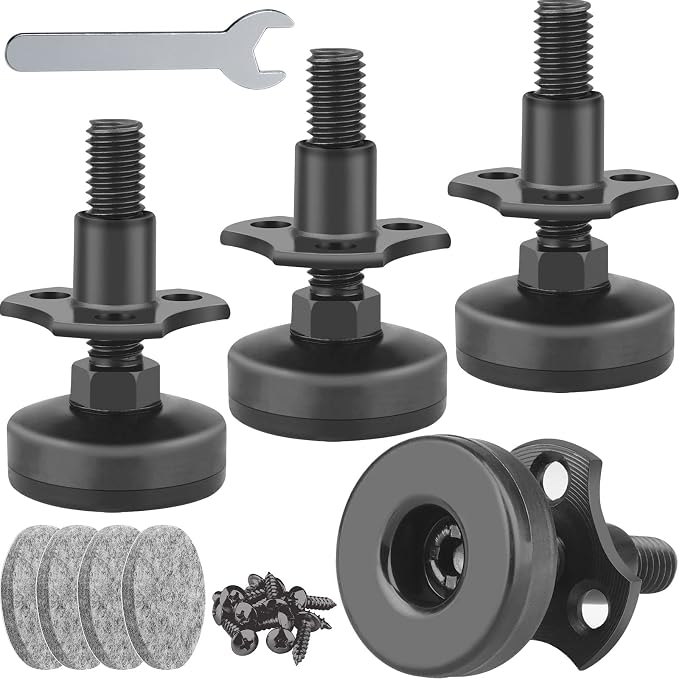 Anwenk Adjustable Leveling Feet Furniture Levelers Table Feet Heavy Duty Leg by Anwenk