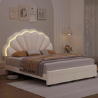 HIFIT Full Upholstered LED Bed Frame - Image 9
