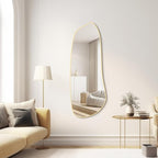 WallBeyond Irregular Wall Mirror, Asymmetrical Mirror Wall Mounted - Image 6