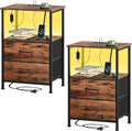 Somdot Nightstands Set of 2, End Tables by Somdot