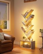 Evermagin 6 Tier Tree Bookshelf - Image 3