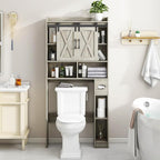 Vabches Over The Toilet Storage Cabinet, Farmhouse Storage Cabinet Over Toilet - Image 7
