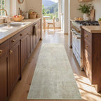 2x6 Ft Washable Runner Rug, Non-Slip Low Pile Hallway Kitchen Area Rug - Image 4