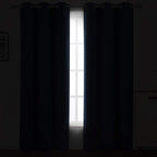 Blackout Curtains 42 x 84 inch/Navy Curtains Set of 2 Panels/Thermal Insulated - Image 3