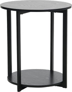 Household Essentials Jamestown Round Side End Table - Image 7