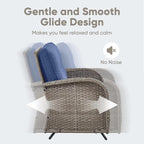 Belord 6 Pieces Wicker Patio Conversation Sets - Image 7