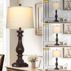Cinkeda 29" Tall Farmhouse Table Lamp - Image 4