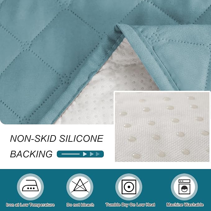 Turquoize 100% Waterproof Sofa Covers Chaise Lounge L Shape Sofa Protector Slip - Image 7