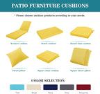 Chaise Lounge Cushion Outdoor, Waterproof and Stain-Resistant Lounge Deck - Image 8