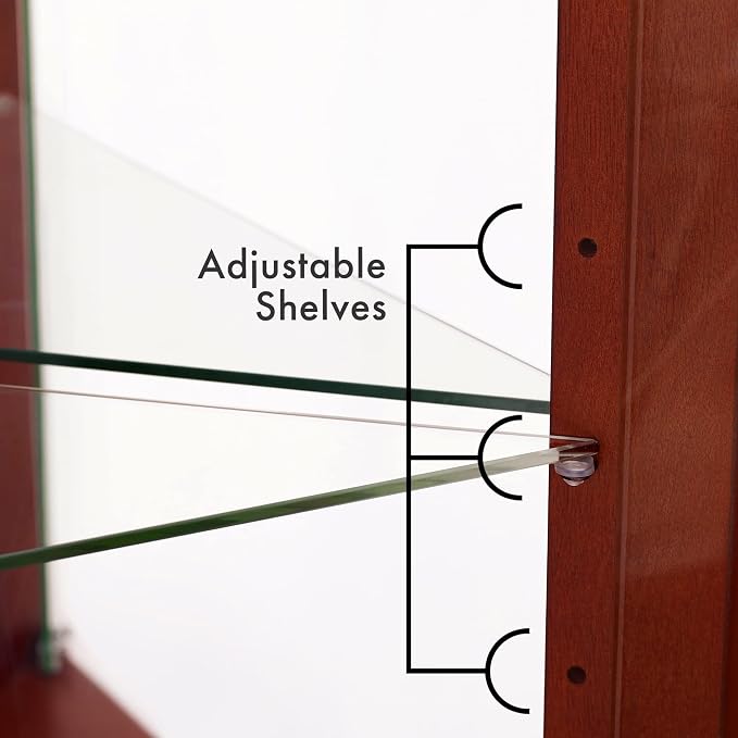 Glass Corner Display Cabinet - Image 7