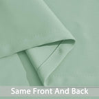 Yakamok Room Darkening Curtains 52x96 inch Light Sage Green-Living Room | 2 - Image 4