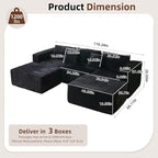 110" Modular Sectional Couch - Image 2