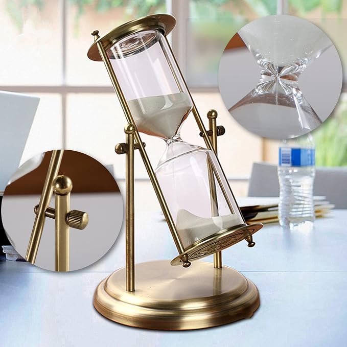 Embossed Golden Hourglass Timer - Image 2