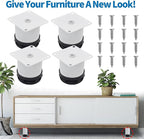 2.5 Inch Metal Furniture Legs - Image 2