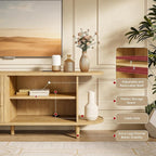 65" Mid Century Modern TV Stand - Image 6