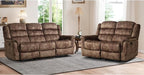 EBELLO 2 Pieces Reclining Couch Furniture Set, Overstuffed Reclining Loveseat by EBELLO