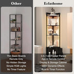5-Tier Corner Shelf with RGB LED Light, Remote & APP Control, Adjustable - Image 8