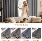 H.VERSAILTEX Blackout Room Darkening Curtains Window Panel Drapes - Image 5