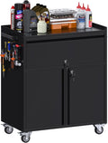 SUXXAN Metal Storage Cabinet on Wheels, Assembly Required by SUXXANFurniture