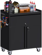 SUXXAN Metal Storage Cabinet on Wheels, Assembly Required by SUXXANFurniture
