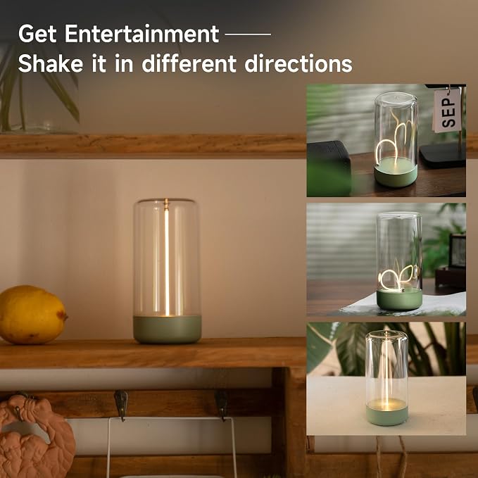 AUGE LIGHT Mini Minimalist Table Lamp Cordless Lamp Rechargeable Table Lamp - Image 2