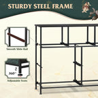 WLIVE 7 Drawer Dresser TV Stand, Entertainment Center, Media Console Table - Image 7