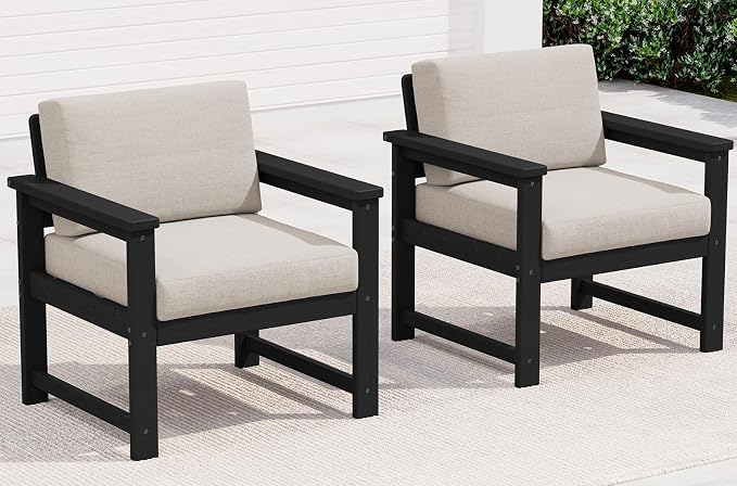 SERWALL 2 Pieces Single Cushioned Sofa Armchair by SERWALL