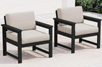 SERWALL 2 Pieces Single Cushioned Sofa Armchair by SERWALL