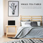 KESYOO Nordic Style Small Sofa Corner Table Solid Wood Bedside Shelf Minimalist - Image 6