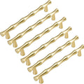 6Pcs Bamboo Shape Cabinet Knobs Handles pulls by MARGUERASW