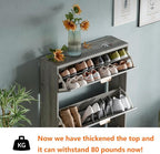 Shoe Cabinet Storage, Modern Freestanding Organizer - Image 3