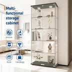 IDEALHOUSE Tempered Glass Display Cabinet - Image 4