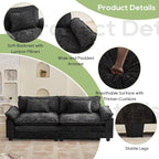 Oprisen 86" Modular Sectional Sofa, Comfy Cloud Couch Sectional Sofa - Image 6
