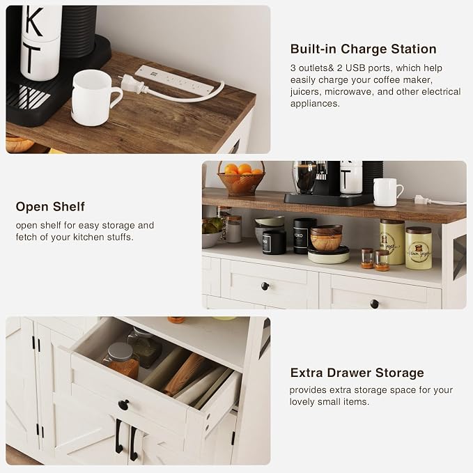 Befrases Farmhouse Buffet Cabinet - Image 6