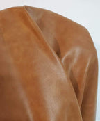 Cognac Tan Soft Faux Vegan PU {Peta Approved Vegan} Leather by The Yard - Image 5