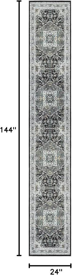Madane Washable Runner Rugs 2x12 - Image 2