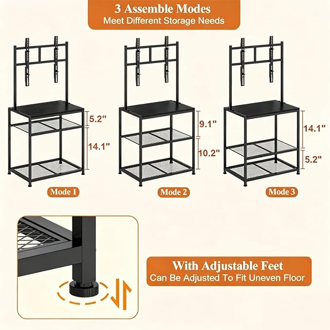 23 Inch to 50 Inch Floor Small Corner TV Stand - Image 7